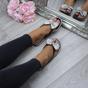 Black Diamante Bow Toe Post Jelly Sandals Flip Flops, Image 5 of 6