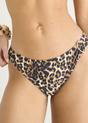 Brown Gini London Brown Gini London Animal Print Hardware Detail Bikini Bottom, Image 3 of 4