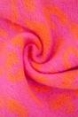 Pink Asymmetric Leopard Winter Scarf, Image 3 of 5