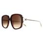 Brown Alexander McQueen Brown Square Brown Gold Brown Gradient AM0374S, Image 2 of 7