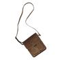 Tan 'CAROLYN' Real Leather iPad Tablet Crossbody Bag, Image 4 of 5
