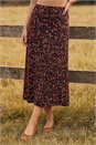 Speckle Print Panel A-Line Skirt, Image 1 of 4