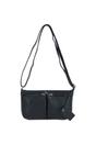 Black 'Iverness' Real Leather Crossbody Bag, Image 2 of 5