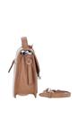 Camel Ashwood Leather Camel Compact Handbag With Detachable Crossbody Strap, Image 4 of 4