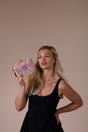 Pink Heart Beaded Clutch Bag, Image 3 of 5