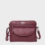 Pink 'JEAN' Soft Pebble Grain Real Leather Crossbody Bag, Image 1 of 6