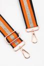 Gold Glitter Stripe Woven Bag Strap, Image 2 of 4