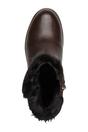 Brown Tamaris Womens Mocca Buckle Biker Boots, Image 5 of 8