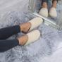 Beige AJVANI Beige Footbed Mules Slippers, Image 5 of 6