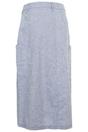Navy Blue Alexie Aline Midi Skirt, Image 2 of 2