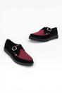 Multi TUK Footwear Multi Pointed Creeper Suede Monk Buckle Shoes, Image 5 of 6