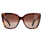 Brown Moschino Brown Square Havana Yellow Brown Gradient Sunglasses, Image 1 of 4
