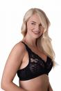 Black Camille Lingerie Black Soft Lace Cup Non-Wired Bra, Image 4 of 5
