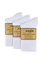 White 12 Pairs Ladies Bamboo Diabetic Socks | Soft Non Binding Comfort Socks, Image 2 of 4