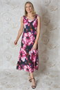 CERISE Julianna Floral Print Chiffon Dress, Image 4 of 4