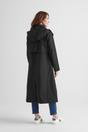 Black Alva Waterproof Trench Coat, Image 3 of 5