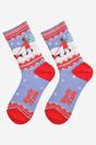 Blue Sausage Dogs Walker Bamboo Socks, Image 1 of 5