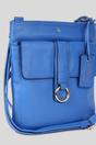 Blue 'Heaven' Real Leather Cross Body Bag, Image 2 of 4