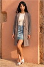 Taupe Petite Faux Suede Jacket, Image 2 of 4