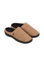 Khaki Ladies Cosy Winter Slip On Slippers, Image 1 of 4