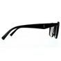 Black Saint Laurent Black Rectangle Unisex Shiny Black Grey Gradient Sunglasses, Image 4 of 4