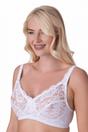 White Camille Lingerie White Soft Lace Cup Non-Wired Bra, Image 2 of 5