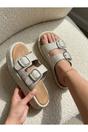 Silver iKrush Silver Vera Diamond Pattern Platform Sandals, Image 7 of 8