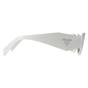 White Prada White Rectangle Talc Dark Grey PR17WS, Image 4 of 4