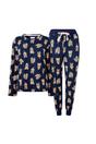 Navy Puppy Pyjama Set, Image 2 of 5