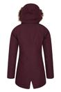 Burgundy Tarka II Long Padded Jacket, Image 2 of 5