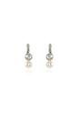 Silver Cachet London Mimi Silver Lever Back Earrings, Image 1 of 2