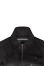 Grey Womens Varsity Bomber Jacket-Modbury, Image 4 of 4