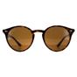 Brown Round Tortoise Brown B-15 2180 Sunglasses, Image 1 of 4