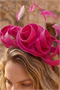 PINK Rose Fascinator, Image 4 of 4