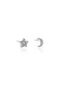 Silver Cachet London Lunar Star Silver Earrings, Image 1 of 2