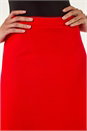 Red A-Line Pull On Stretch Skirt, Image 5 of 5