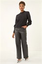 Black Ombre Speckled Knit Jumper, Image 2 of 5