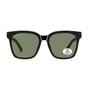 Black Square Shiny Black Green Polarized MP72, Image 1 of 3