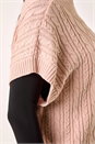 Rose Cable Knit High Neck Vest, Image 5 of 5