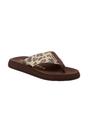 Tan Adios Leopard Print Flip Flops, Image 5 of 5