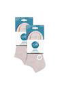 Burgundy 6 Pack Trainer Ankle Socks, Image 2 of 3