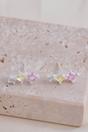 Silver Sterling Silver Multicoloured CZ  Studs, Image 2 of 3