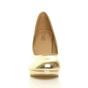 Gold AJVANI Gold High Heel Court Shoes, Image 6 of 6