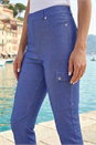 Indigo Turn Up Stretch Cargo Trousers, Image 4 of 4