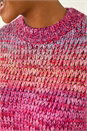 Pink Metallic Ombre Knit Jumper, Image 5 of 5