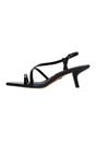 Black Lendacan Strappy Kitten Heel Sandals, Image 3 of 4