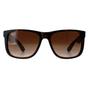 Brown Ray-Ban Brown Rectangle Rubber Light Havana Brown Gradient Sunglasses, Image 1 of 6
