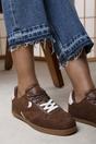 Brown Anaiah Low Profile Side Panel Detailed Trainer, Image 1 of 6