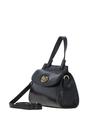 Black Small Real Leather Grab Bag, Image 2 of 4