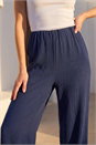  Petite Wide Leg Textured Trouser, Image 4 of 4